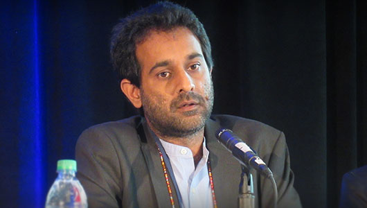Ilesh Jani, en la CROI 2017. Foto: Liz Highleyman, hivandhepatitis.com